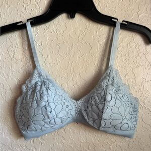 Baby Blue Lace Luvlette Bralette Size M